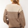 G-maxx - Esmina Pullover - Wool White/Sahara - Beige Trui voor vrouwen dames trui