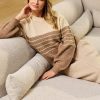 G-maxx - Esmina Pullover - Wool White/Sahara - Beige Trui voor vrouwen dames trui