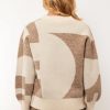 G-maxx - Elzana Pullover - Wool White/Sahara Trui voor vrouwen dames mode in beige Sand kleur comfortabel knit