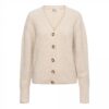 &Co Woman - Bregje - Kit Vest Mooi Dames Mode Kleding Winter Heftst Beige