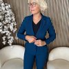 &Co Woman - Phileine Twill Blazer - Denim Dameskleding Herfstcollectie Travelstof voor Dames Damesmode Denim Blazer | Morgen in huis