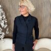 Zip73 - Gilet Glitter - Classic Blue | Travelstof | Morgen in huis