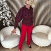 Lady Day - Blouse Mavis - Artistic Print Travelstof blouse dameskleding Herfstcollectie herfstmode damesmode vlindermouw | Morgen in huis