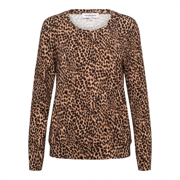 &Co Woman - Linn - Animal Prachtige Top Dames Kleding Pint Mode