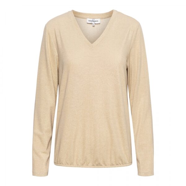 &Co Woman - Vieve Lurex - Light Goud Mooi Kleding Dames Casual