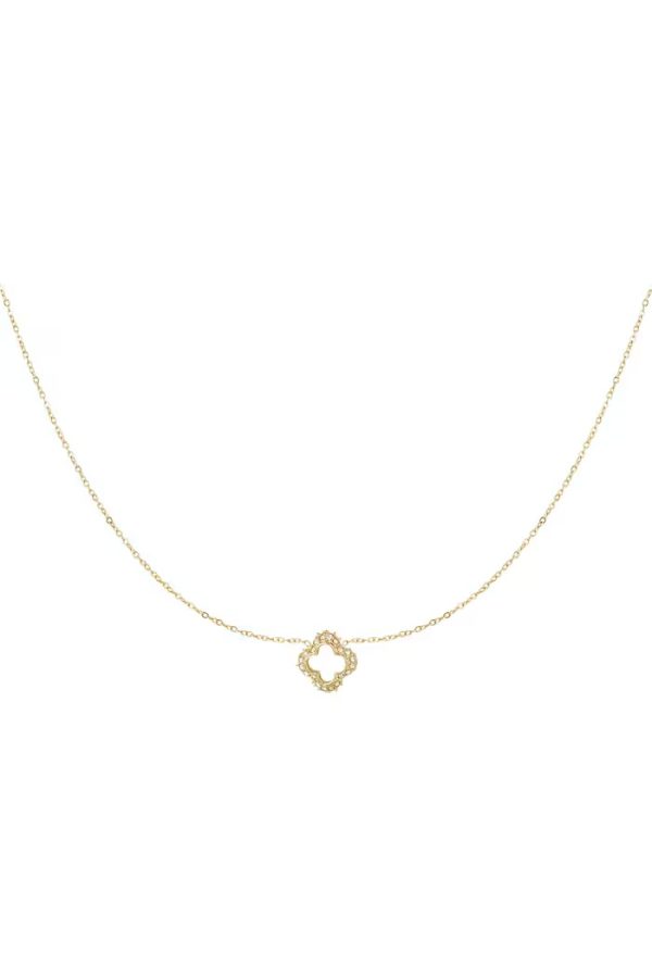 Nacklace -Diamond Clover - Gold