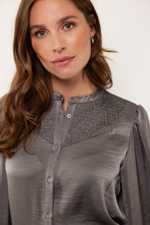 G-maxx - Esmira Blouse - Smoke