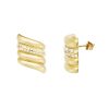 Earrings - Twisted Times - Gold