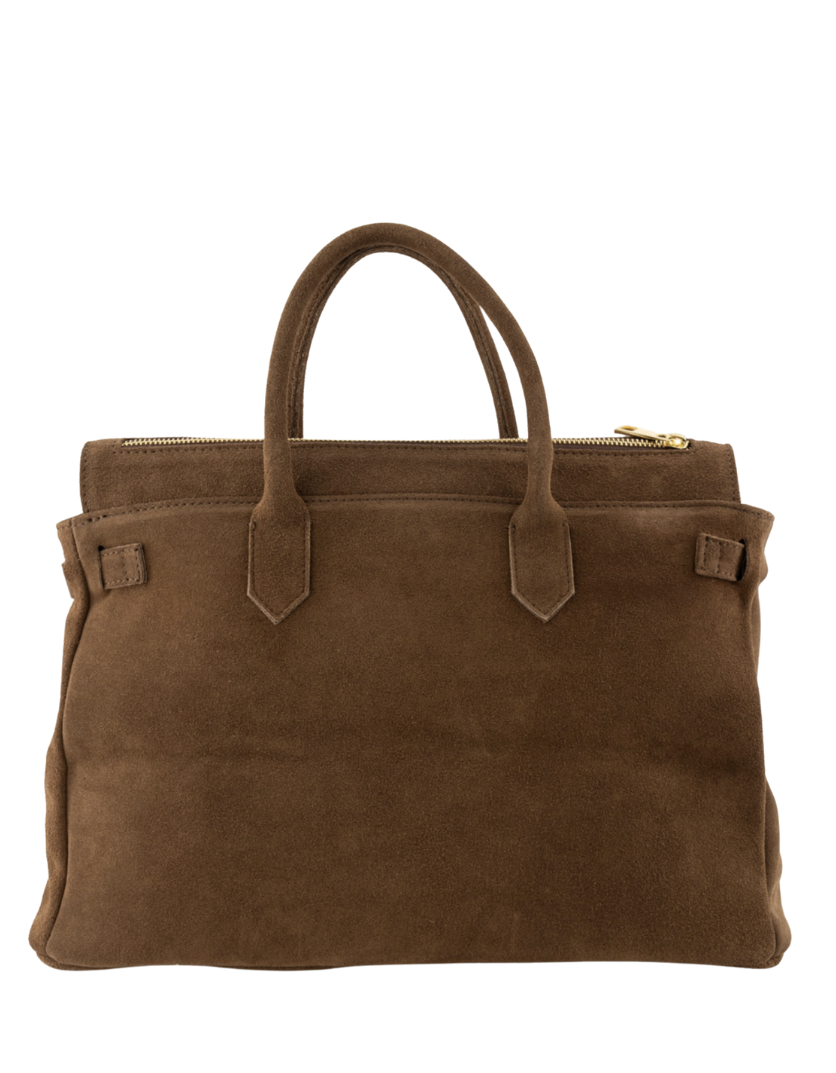 Madam Peach - Birdie Large Suede - Taupe