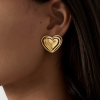 Earrings - Hearts Baby - Gold