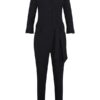 Mi Piace - Travelstof Jumpsuit - Black