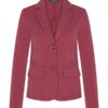 Mi Piace - Travelstof blazer - Bordeaux | Morgen in huis