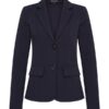 Mi Piace blazer gemaakt van Travelstof in een donkerblauw kleur - vrouwen mode dames kleding blazer stretch stof