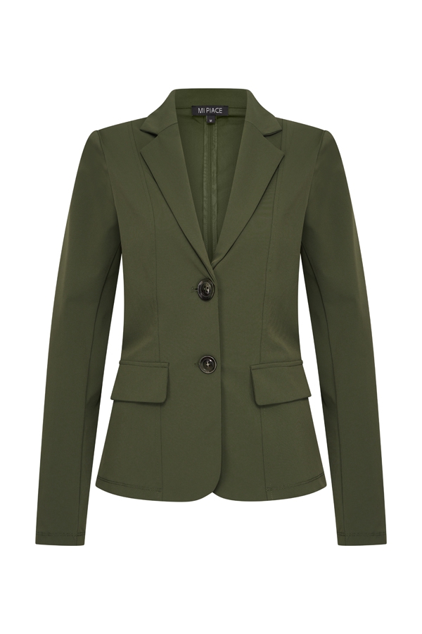 Mi Piace - Travelstof blazer - Deep Depth Travelstof blazer voor vrouwen dames kleding