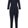 Mi Piace - Travelstof Jumpsuit - Dark Blue Mooie jumpsuit voor dames vrouwen kleding online in stretch stof donkerblauw