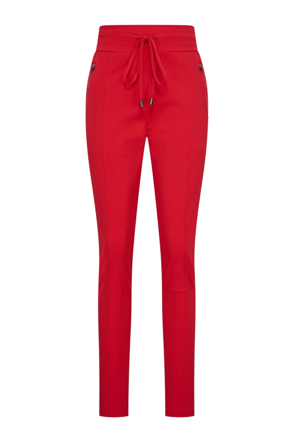 Mi Piace - Trouser zipper - Red | Travelstof | Morgen in huis