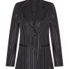 Mi Piace - Travestof blazer foil stripe - Black | Morgen in huis