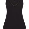 Mi Piace - Travelstof top kant - Black | Morgen in huis