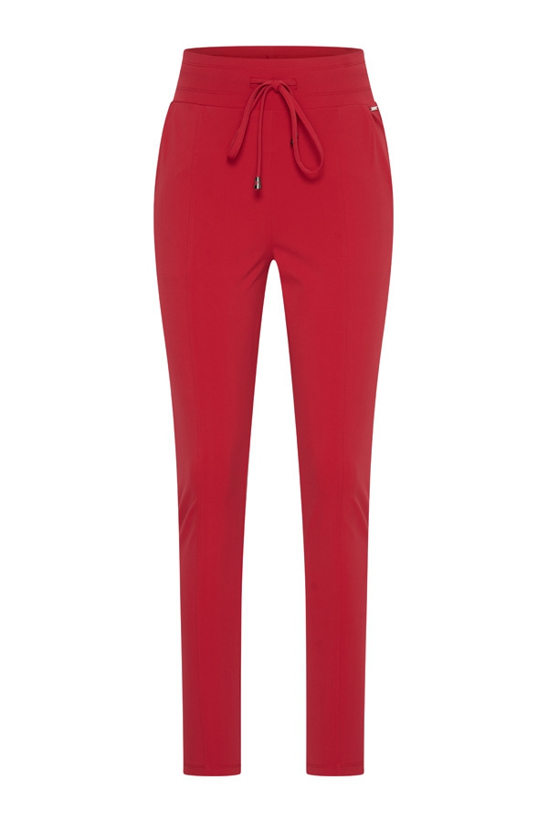 Mi Piace - Trouser skinny - Dark red | Travelstof | Morgen in huis