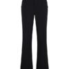 Mi Piace - Trouser flared knoopjes - Black|Travelstof|Morgen in huis