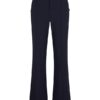 Mi piace trouser flared knoopjes dark blue dames broek elegant