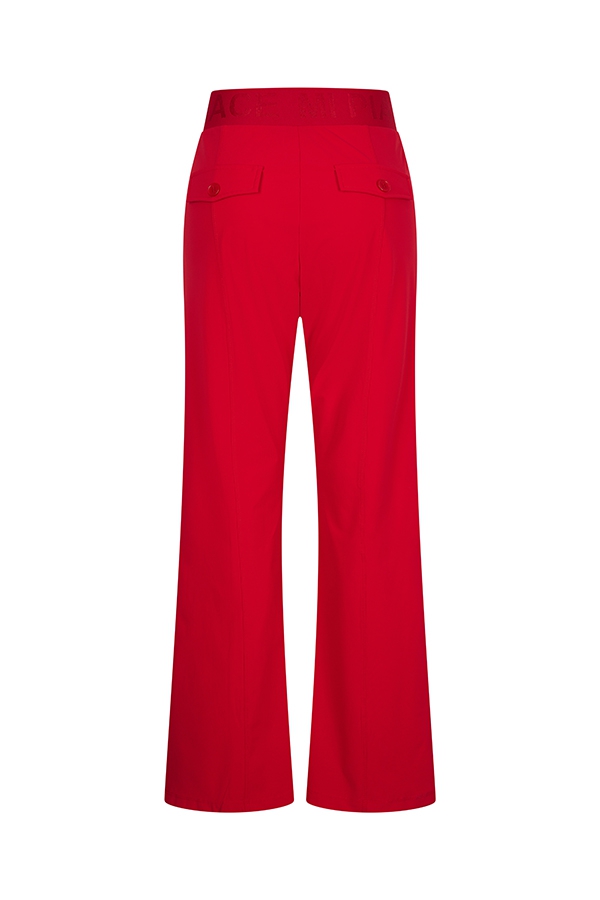 Mi Piace - Trouser flared band - Red | Travelstof | Morgen in huis