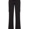 Mi Piace - Trouser cargo wide - Black | Travelstof | Morgen in huis