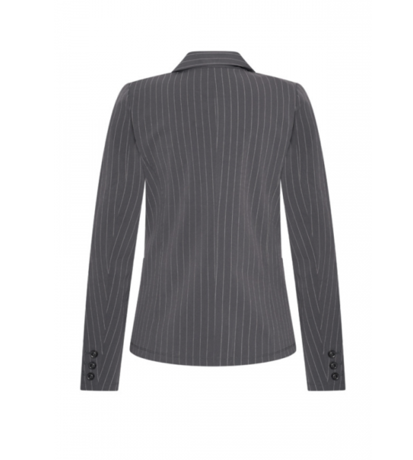 Mi Piace - Travelstof blazer - Pinstripe grey | Morgen in huis