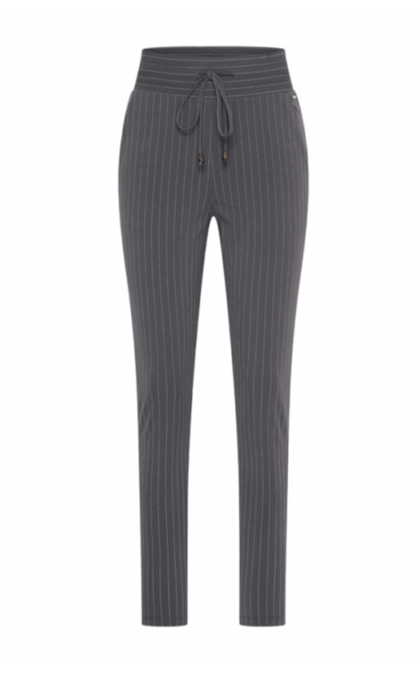 Mi Piace - Trouser skinny - Pinstripe Grey | Morgen in huis