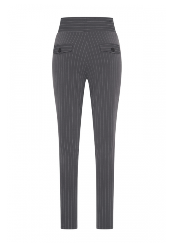 Mi Piace - Trouser skinny - Pinstripe Grey | Morgen in huis