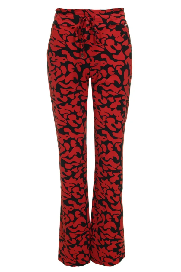 Mi Piace - Trouser flared - Red leaves | Morgen in huis