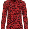 Mi Piace - Travelstof blouse - Red leaves | Morgen in huis