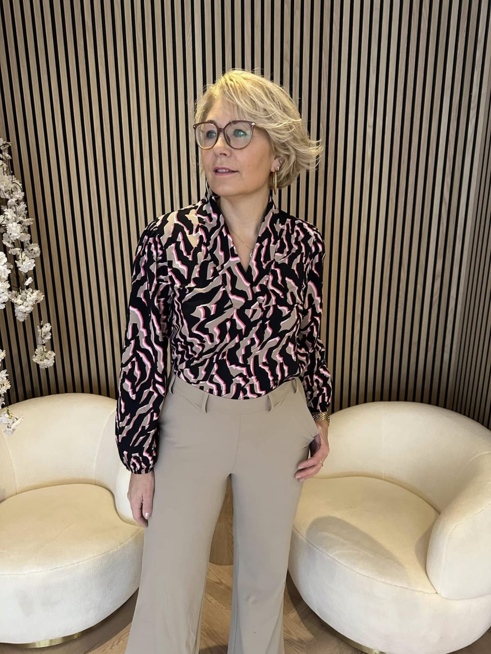 Lady Day - Philly Blouse - Zebra Print