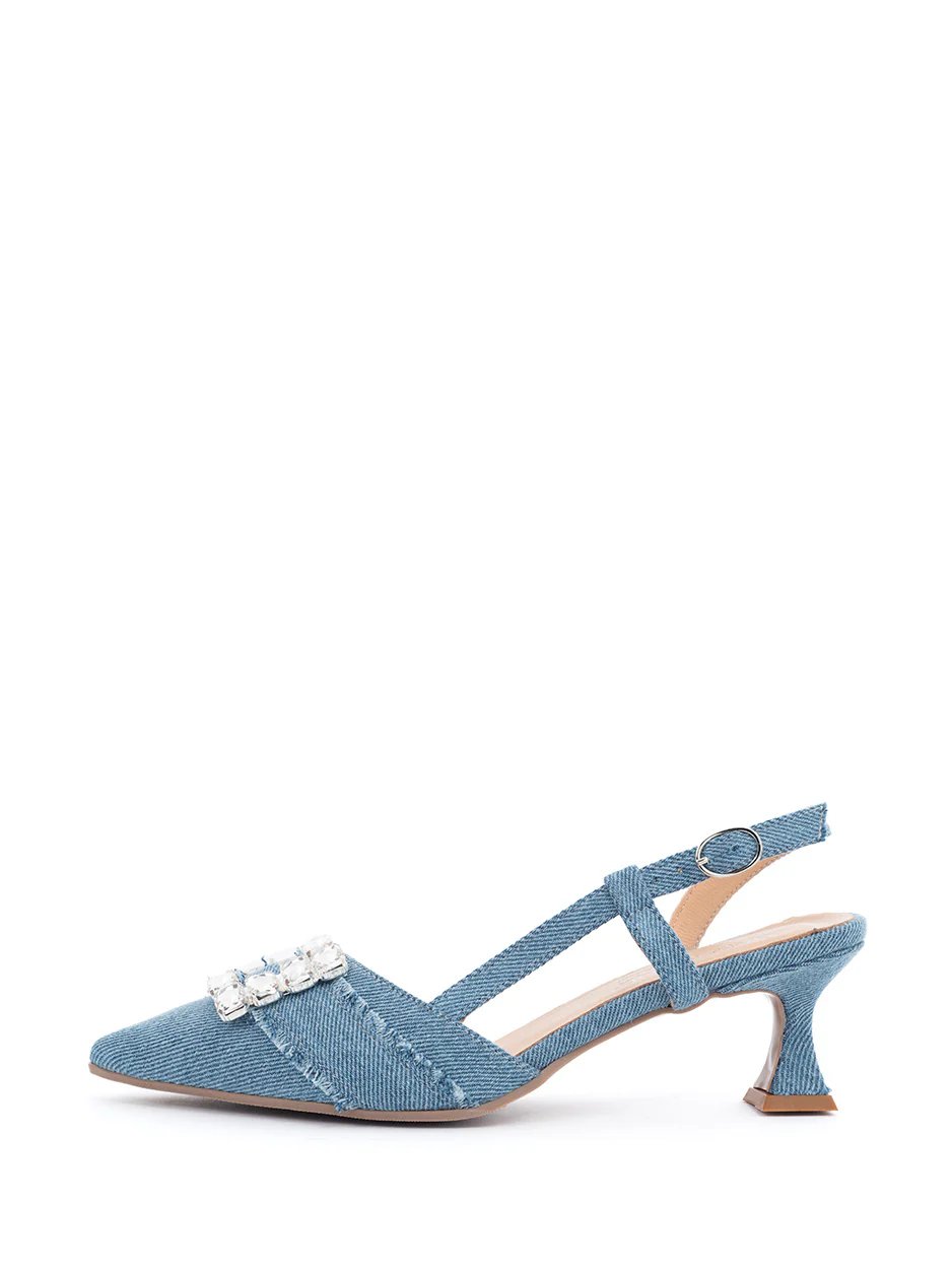 Babouche - Sally Pump - Light Blue