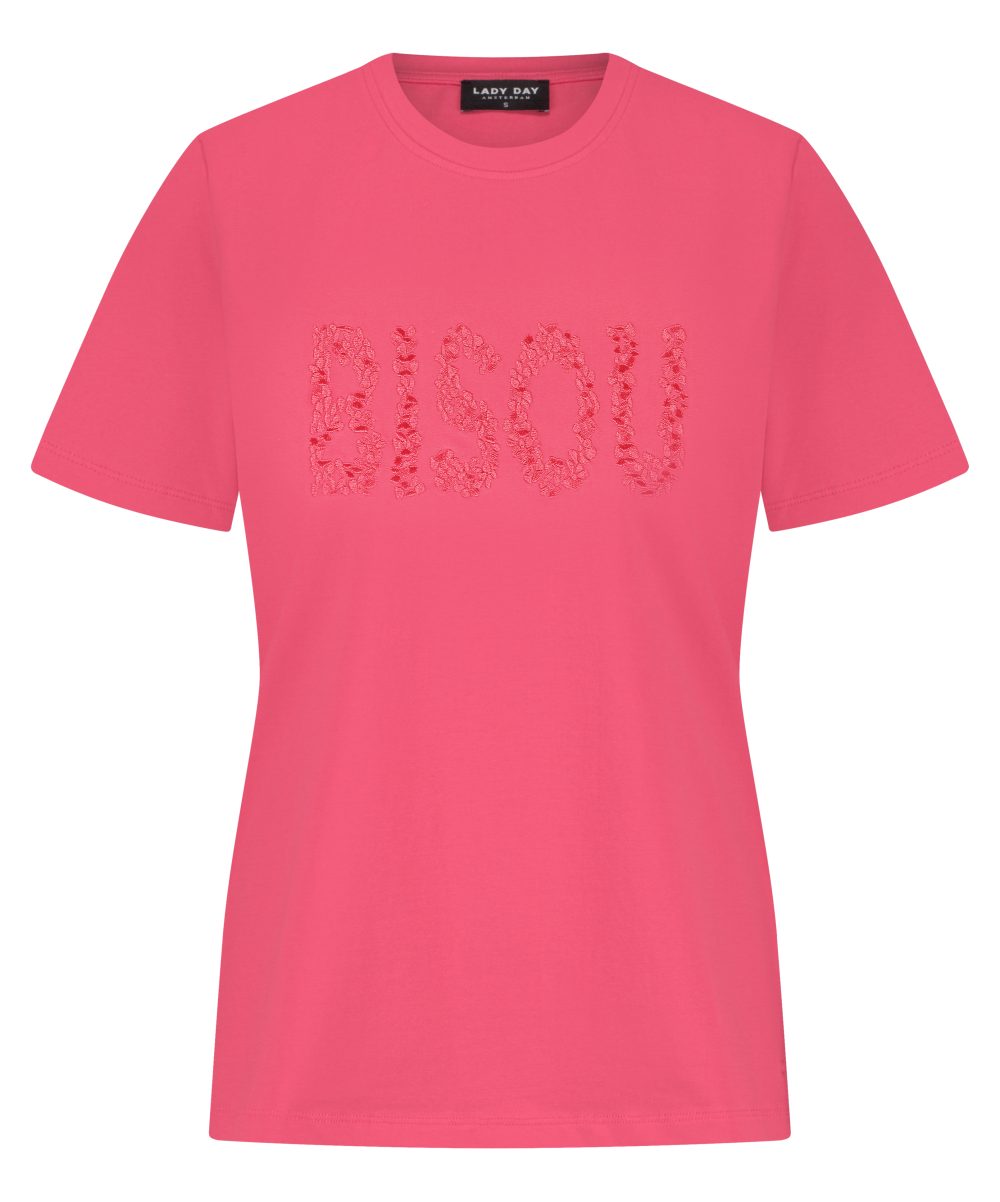 Lady Day - Bisou T-shirt - Coral Sunset