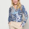 &Co Woman - Vayen Paisley Blouse - Indigo multi