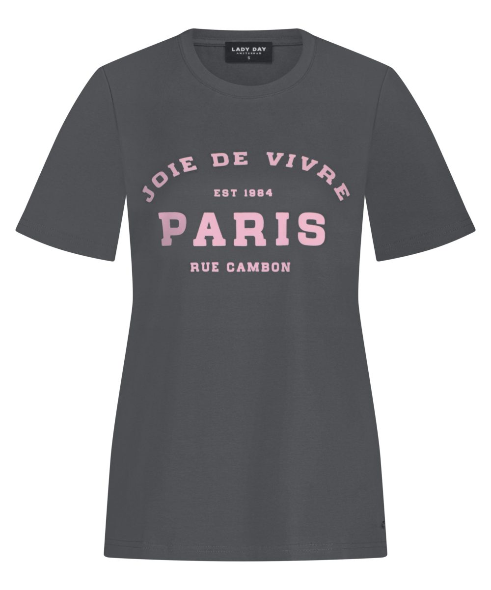 Lady Day - Cambon T-shirt - Anthra - Spring - Nieuwe collectie - Shirts voor dames - Damesmode - Paris