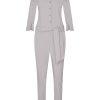 Mi Piace - Travelstof Jumpsuit - Elephant Grey