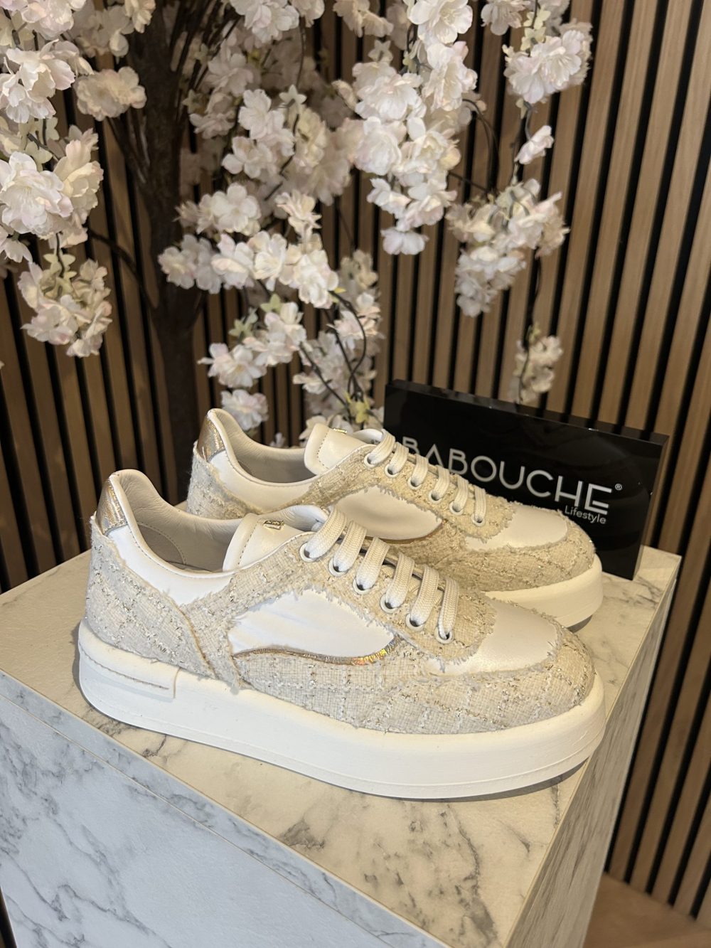 Babouche - Rania Sneaker - Beige/ White