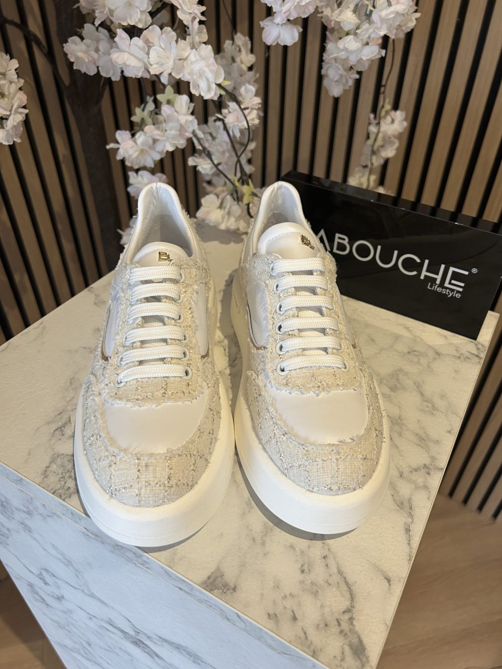 Babouche - Rania Sneaker - Beige/ White