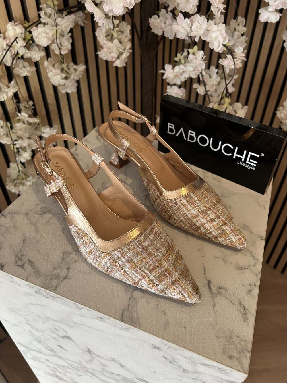 Babouche - Yor Pump - Nude/ Rose