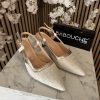 Babouche - Yor Pump - Off White/ Gold