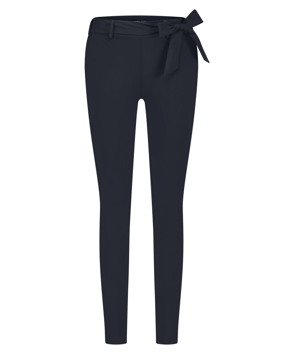 Lady Day | Tokyo Trouser - Blue - Comfortabele travelstofbroek