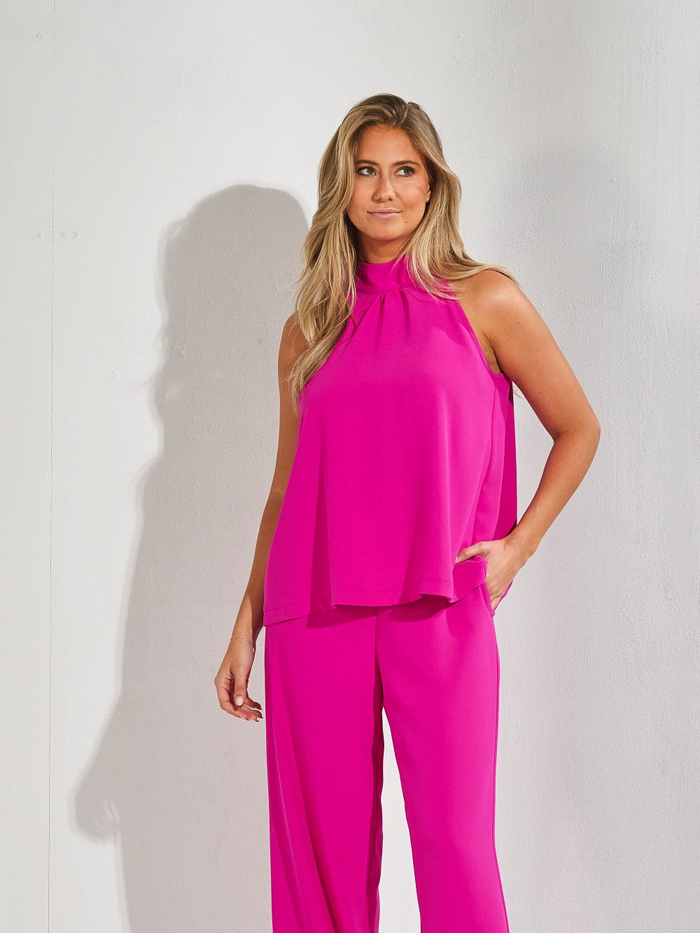 LaLotti - Marsha top - Fuxia | Morgen in huis