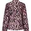 Lady Day - Naomi LS Blouse - Zebra Print