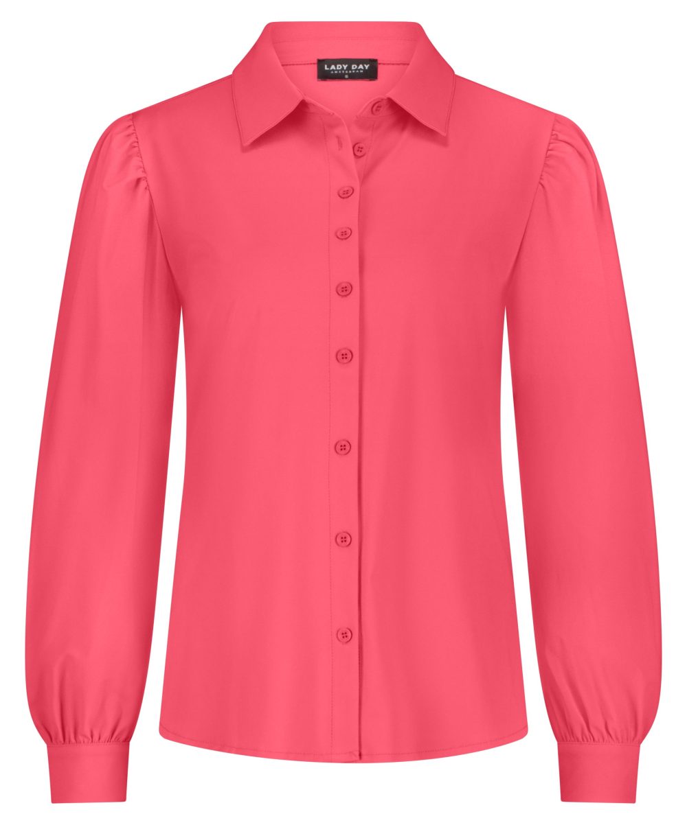 Lady Day - Philly Blouse - Coral Sunset - Travelstof - Nieuwe collectie - Blouses voor dames