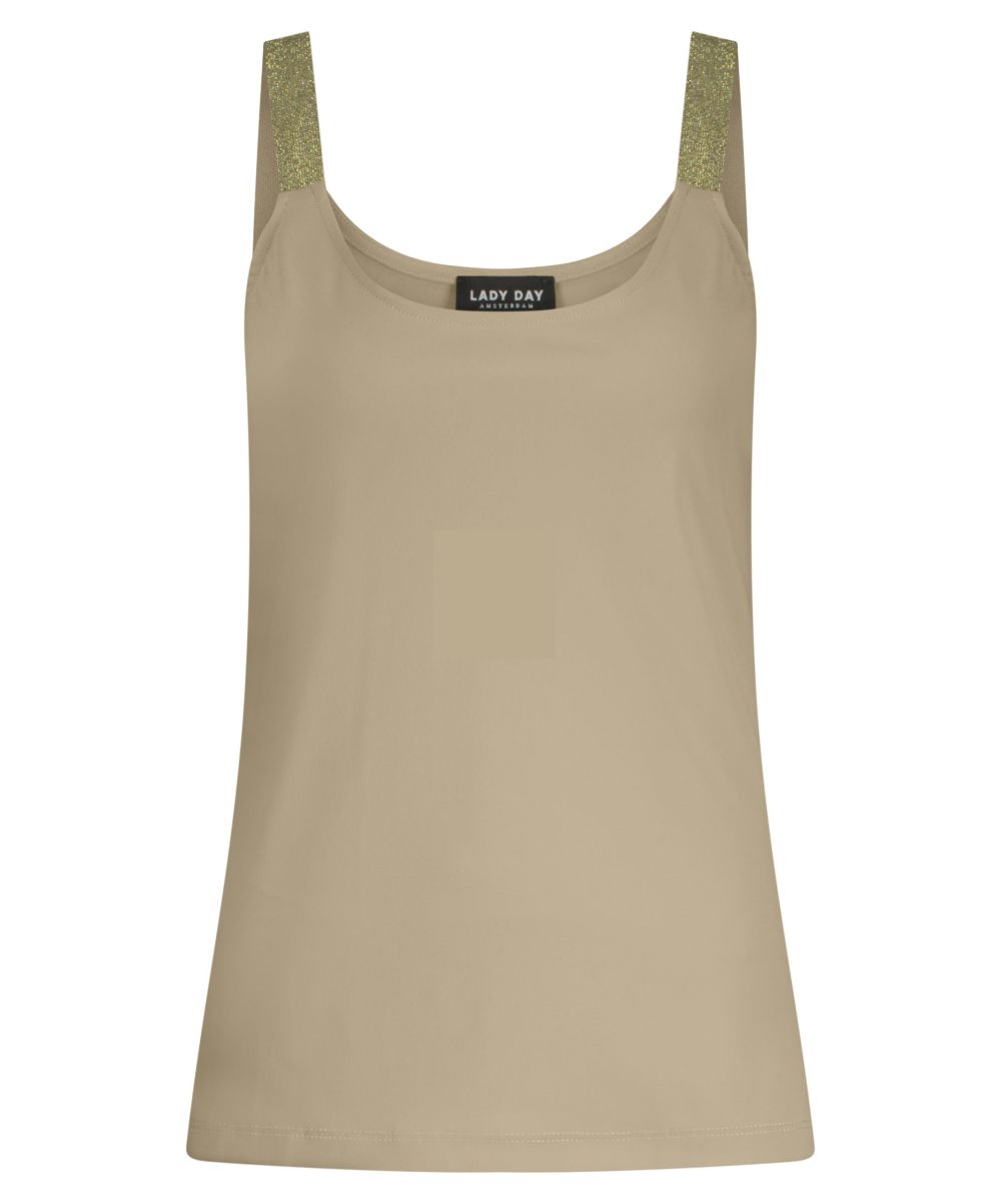 Lady Day - Tuesday Top - Taupe - Damesmode - Nieuwe Collectie - Tops voor dames -