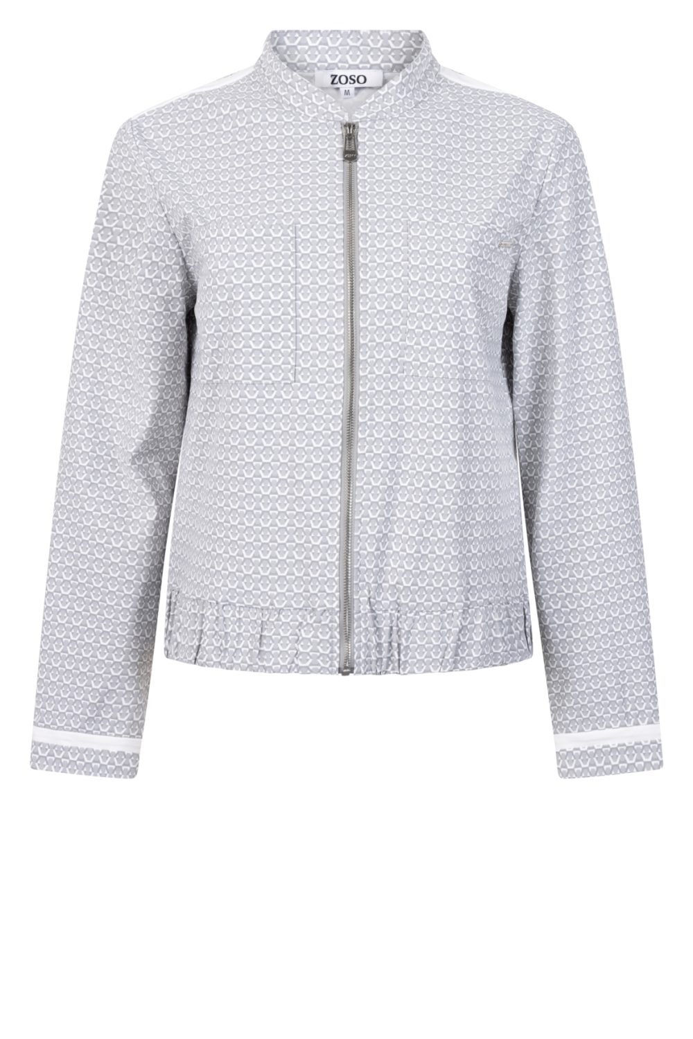 Zoso - Arlene Jacket - Grey/Offwhite