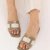 Babouche - Sera Slipper - Goud/Taupe/Beige