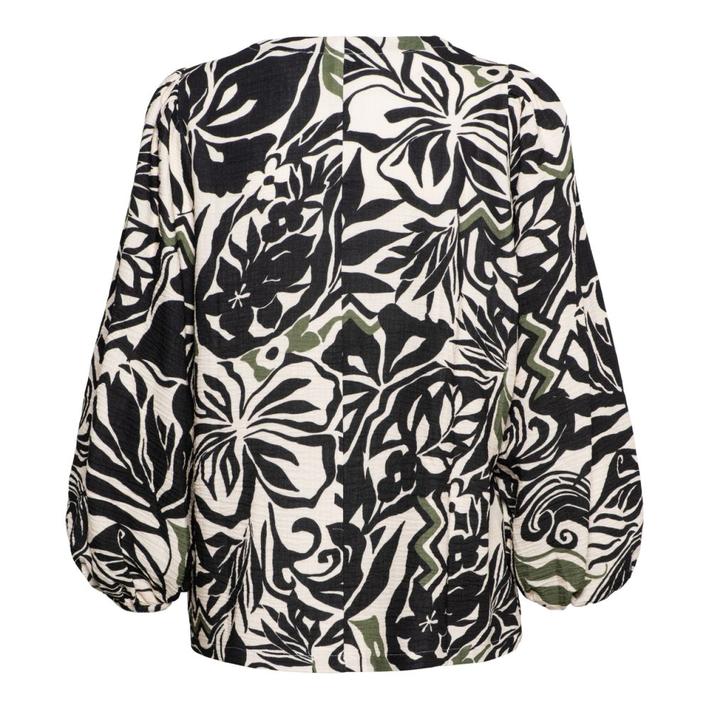 &Co Woman - Ayla Leaf - Black multi